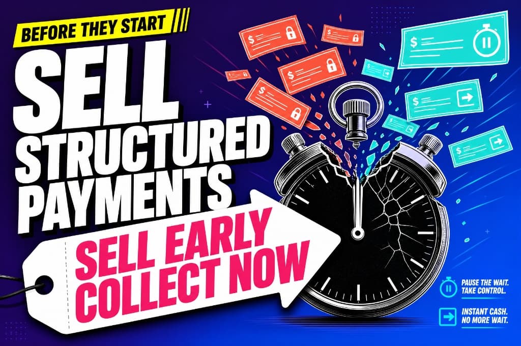 Sell structured settlement payments before their scheduled start date