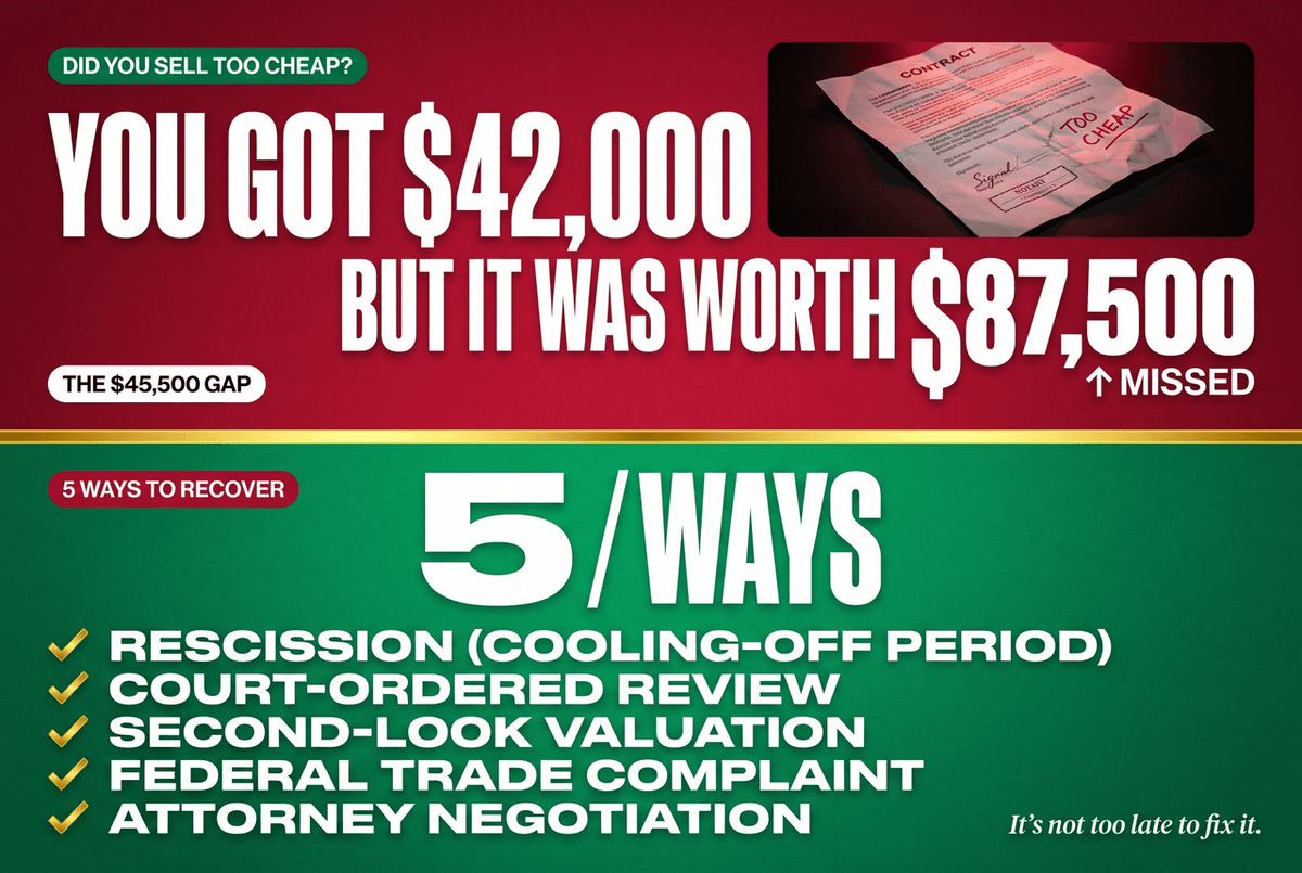 Sold Structured Settlement Too Cheap?