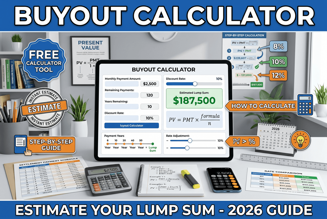 Structured Settlement Buyout Calculator Guide 2026
