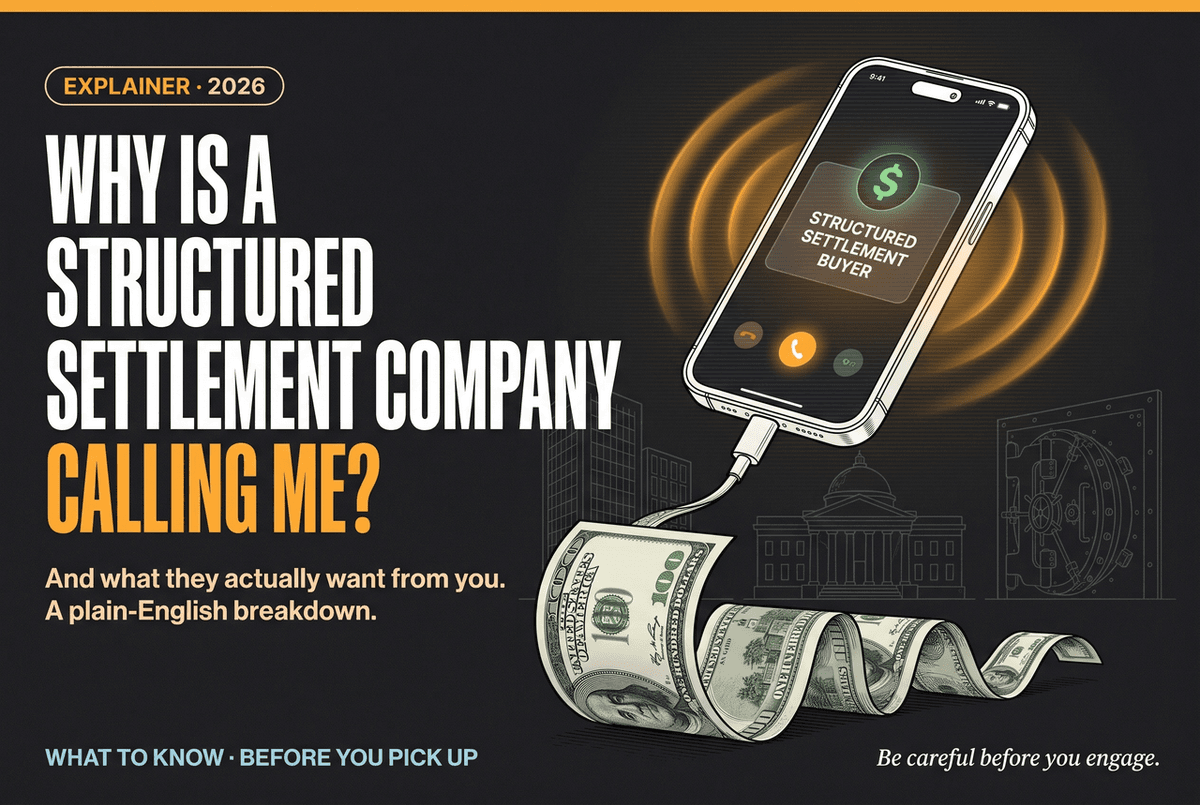Why Is a Structured Settlement Company Calling Me?