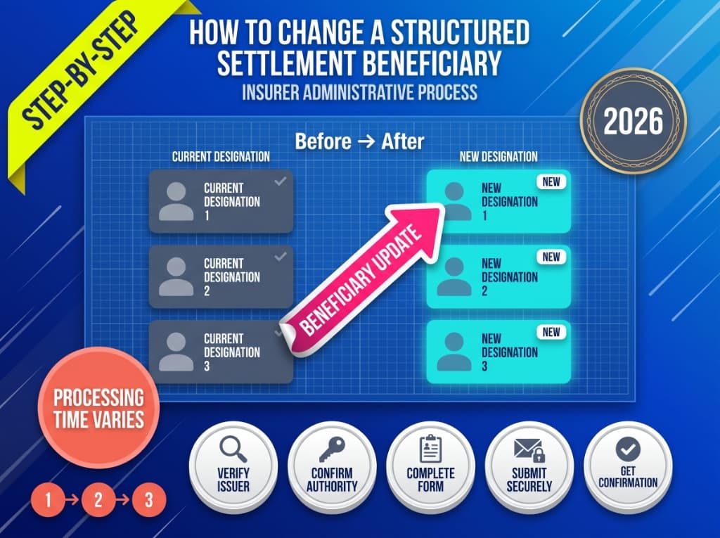 How to change a structured settlement beneficiary through the insurer administrative process