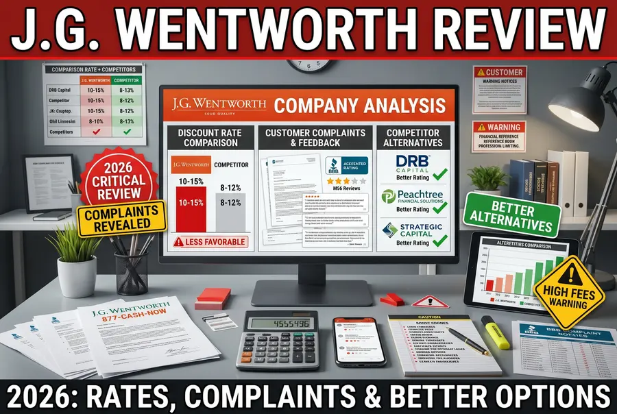 JG Wentworth Review 2026 - Rates, Complaints and Better Alternatives