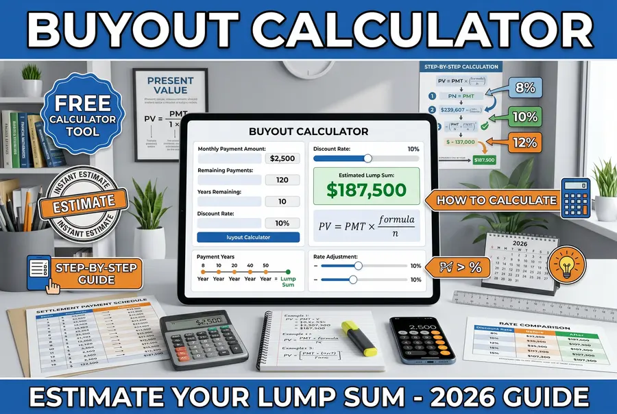 Structured Settlement Buyout Calculator Guide 2026