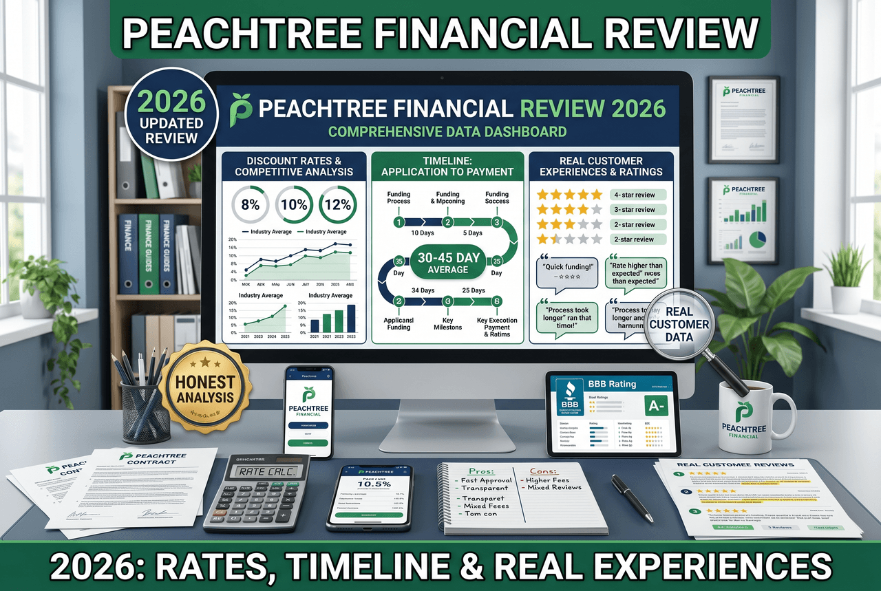 Peachtree Financial Review 2026 - Complete Guide to Rates, Timeline and Alternatives